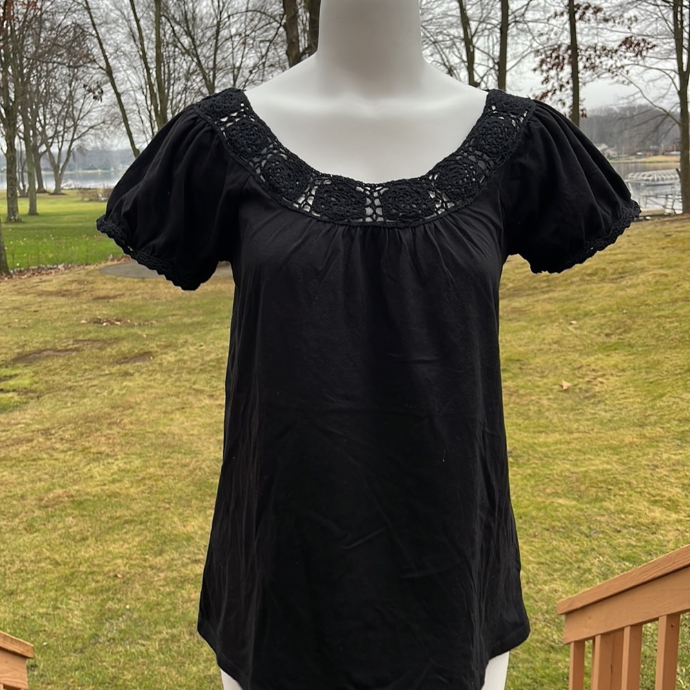 RXB boho peasant jersey M